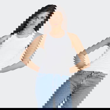 Linne adidas Originals Premium Essentials Tank Top Vit | IL1858, 0