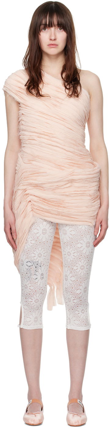 Klä Collina Strada Collina Strada Whirl Draped Minidress Rosa | XX4008
