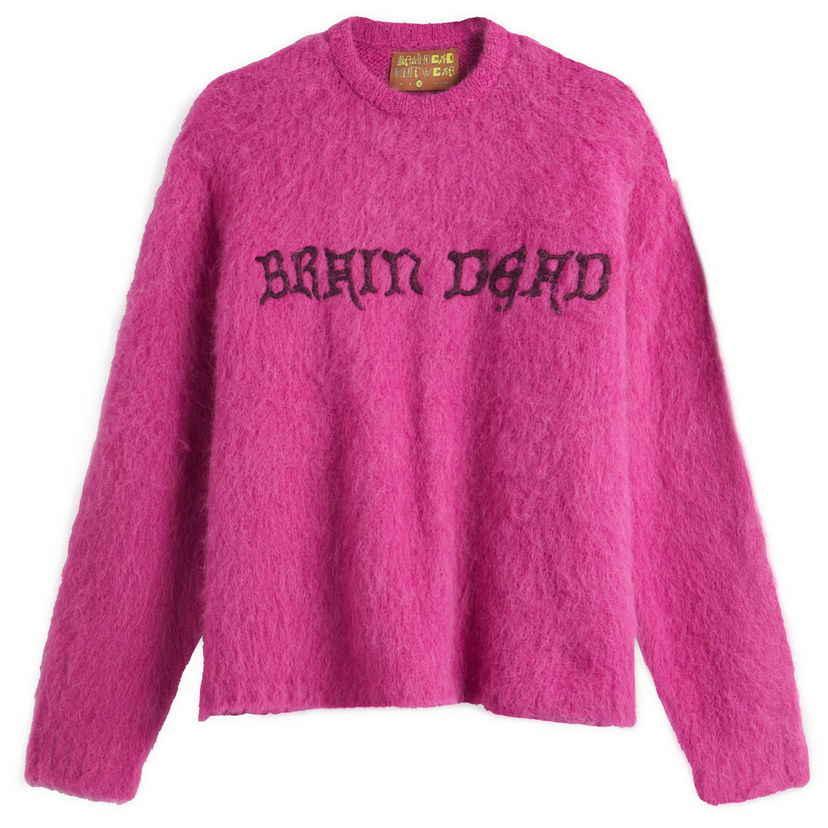 Sweater Brain Dead Brain Dead Boxy Knit Jumper, Size Large Rosa | BDS25O12O043-FUC