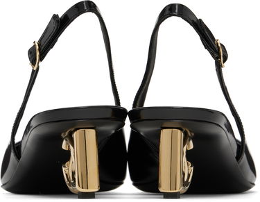Sneakers och skor Dolce & Gabbana Dolce&Gabbana Patent Leather Slingback Heels Svart | CG0913 A1037, 1