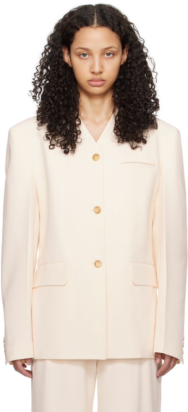 Rockar Nanushka Fem Blazer Beige | NW24RSJK00471, 0