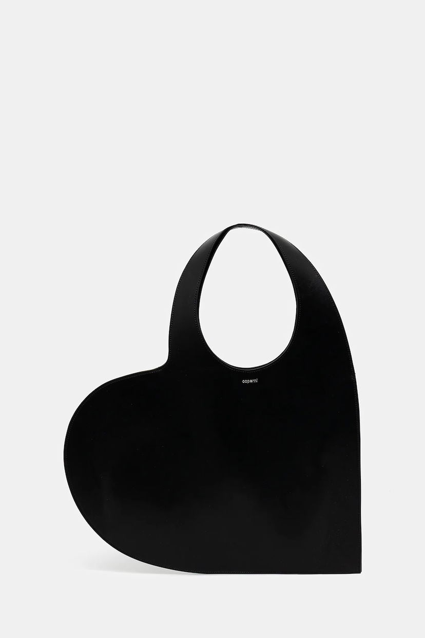 Tygpåse Coperni Coperni Double Heart Tote Bag Svart | COPBA113F6062