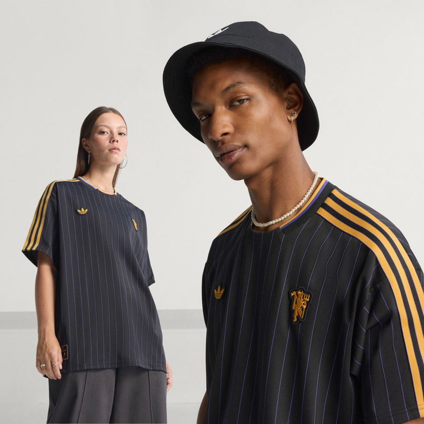 Jersey adidas Performance Manchester United Terrace Icons Jersey Svart | JN2818