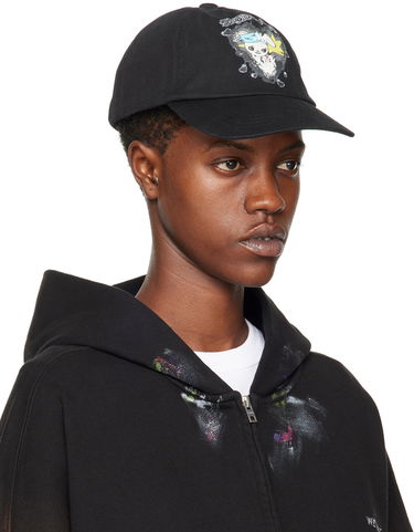 Keps We11done Character Print Cap Svart | WD-AH0-24-402-U-BK, 1