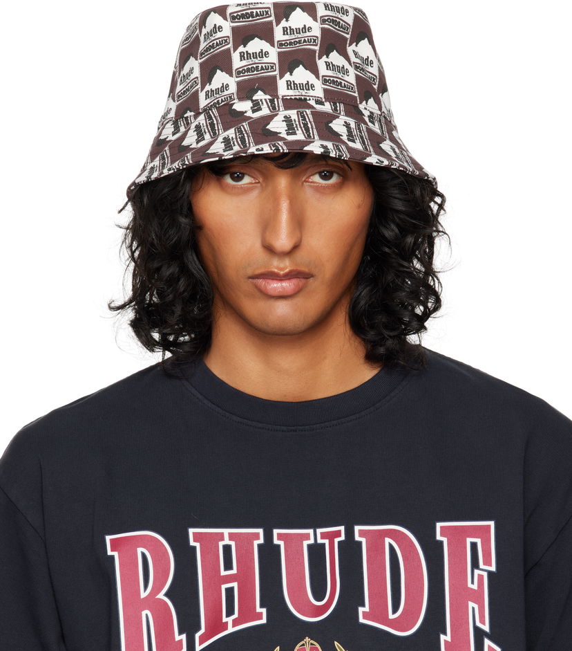 Hatt Rhude Moonlight Bucket Hat Bourgogne | RHFW24HA01092