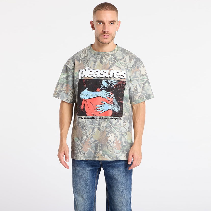 T-shirt Pleasures T-Shirt Embrace Camo Flerfärgad | P25F077-CAMO