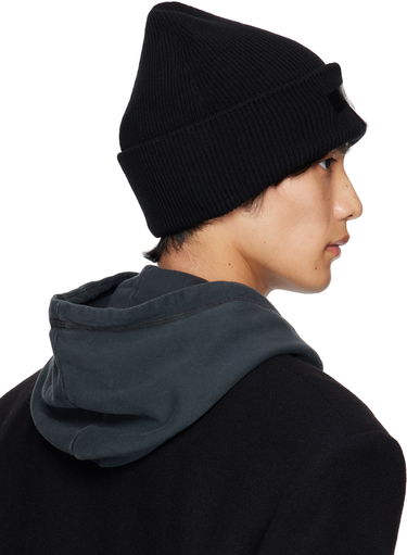 Mössa Maison Margiela MM6 Maison Margiela Wool Beanie with Taped Label Svart | SH2TB0003 M13168, 2