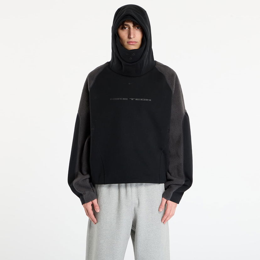 Sweatshirt Nike Tech Boreas Oversized Balaclava Hoodie Svart | IB3363-010