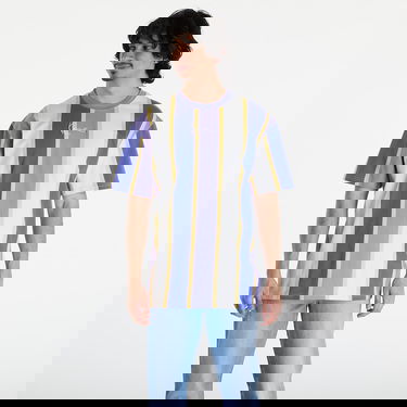 T-shirt Karl Kani Small Signature Stripe Tee Lilac/ Navy/ Off White Purpur | KM241-023-1, 0