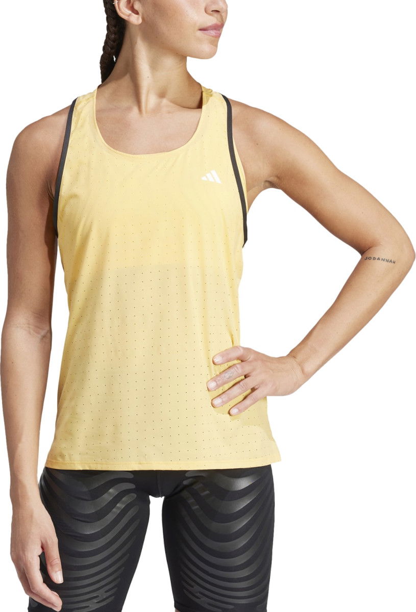 Linne adidas Performance adidas ADIZERO TANK W Gul | in1117