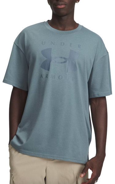 T-shirt Under Armour Heavyweight Oversized Branded Short Sleeve T-Shirt Blå | 1389146-587, 0