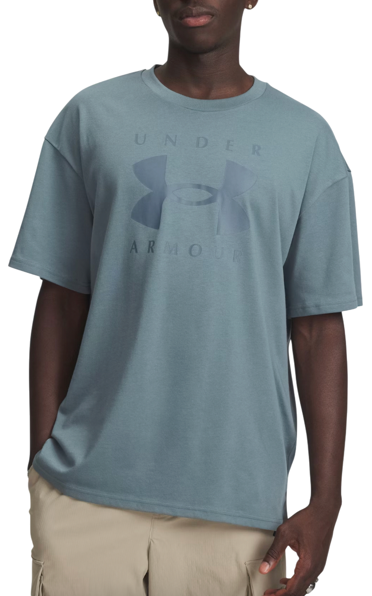 T-shirt Under Armour Heavyweight Oversized Branded Short Sleeve T-Shirt Blå | 1389146-587