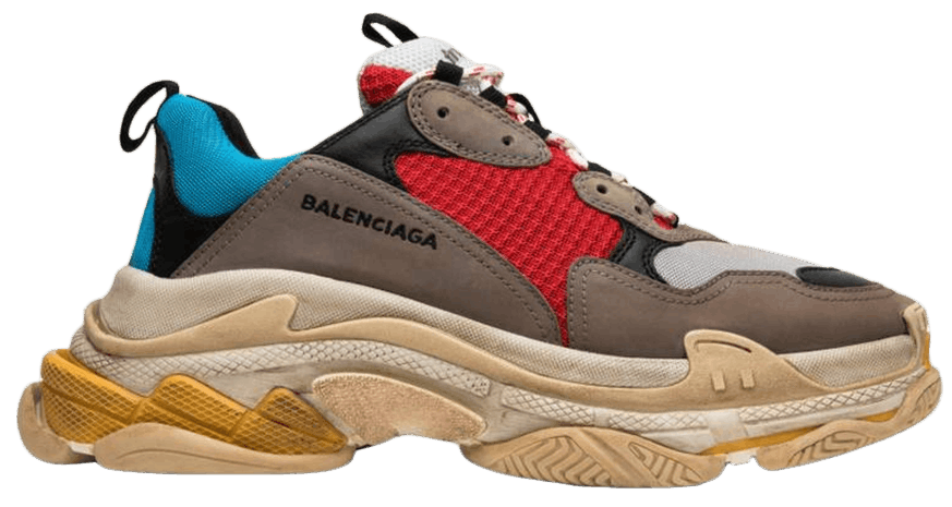 Sneakers och skor Balenciaga Triple S Blue Grey W Grå | 554105 W09O2 4365, 0