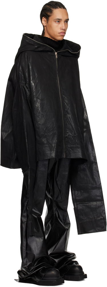Sweatshirt Rick Owens Rick Owens DRKSHDW Hollywood Gimp Kaftan Denim Jacket Svart | DU01E3780 SCF, 1
