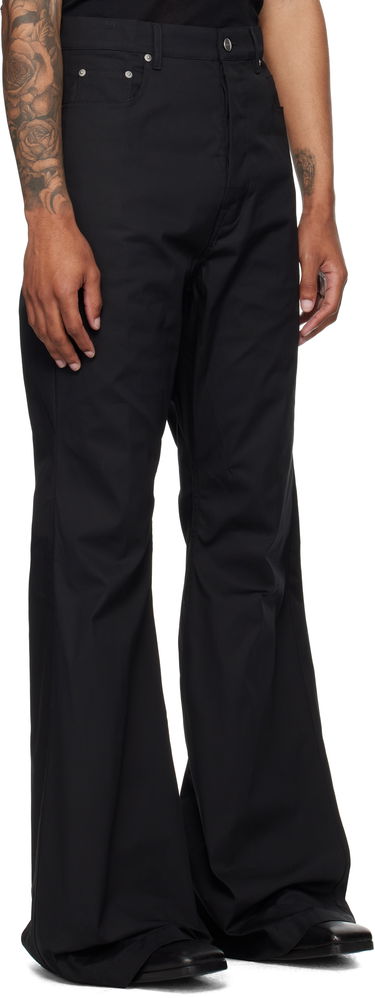 Byxor Rick Owens Rick Owens Concordians Bolan Bootcut Trousers Svart | RU02E1335 TE, 1