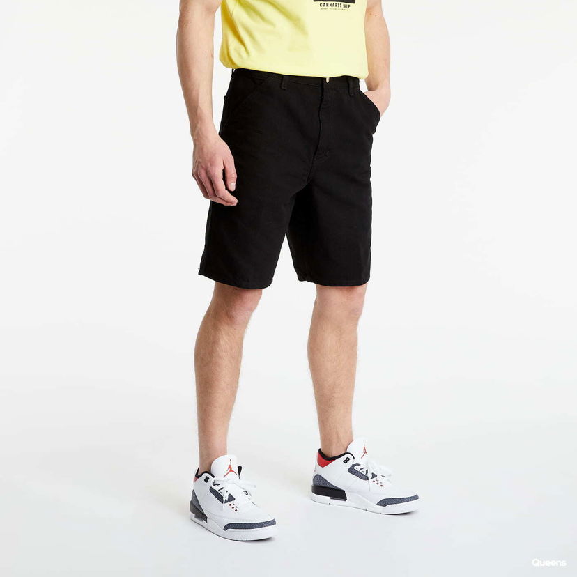 Shorts Carhartt WIP Single Knee Short Svart | I027942