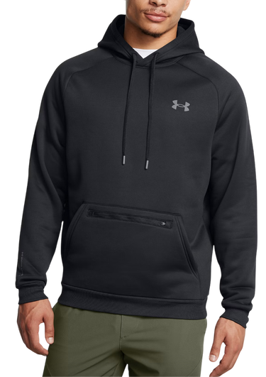 Sweatshirt Under Armour Armour Flc Pro Kanga HD Hoodie Svart | 1389342-001, 0