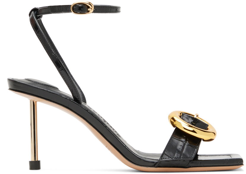 Skovård Jacquemus Jacquemus Les Sculptures Regalo Heeled Sandals Svart | 24E241FO078-4301