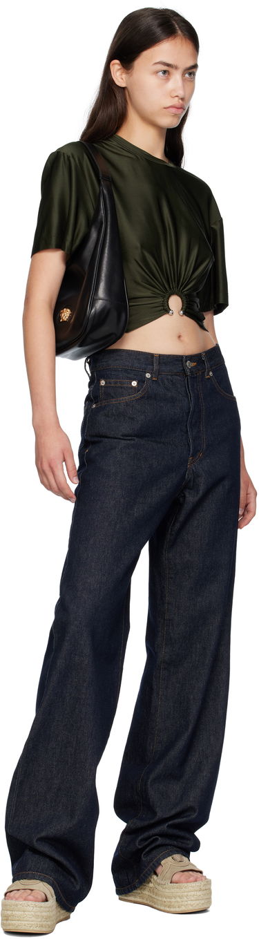 Sneakers och skor Versace Versace Medusa '95 Platform Espadrille Heeled Sandals Beige | 1017852_1A13293_1K880, 4