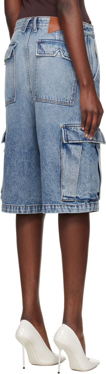 Shorts Rhude Rhude Baggy Denim Cargo Shorts Blå | RHPS25SH05012, 2
