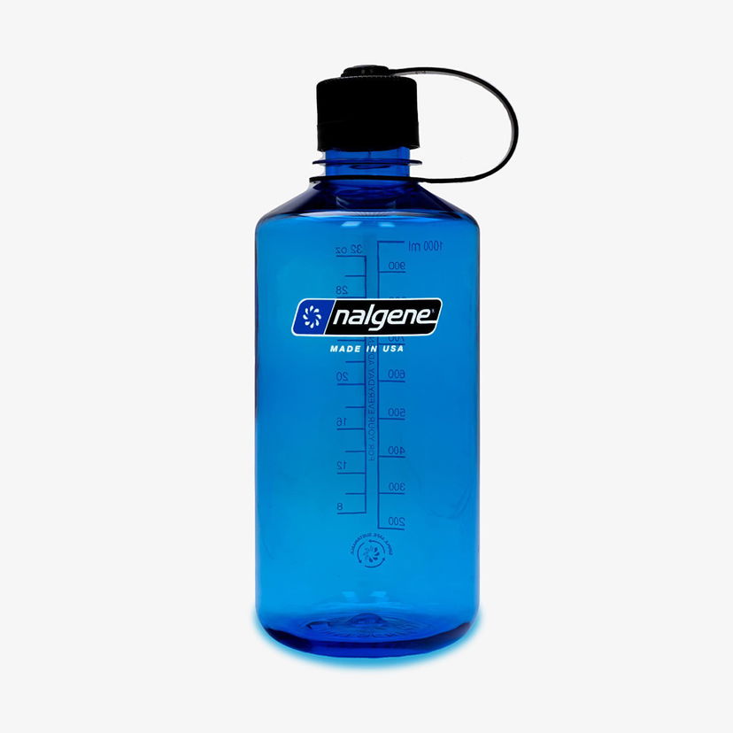 Dricksflaska Nalgene 1000ml Narrow Mouth Sustain Universal Blå | 2021-0532