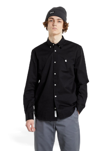 Skjorta Carhartt WIP Work In Progress Madison Svart | I023339 Black/ Wax