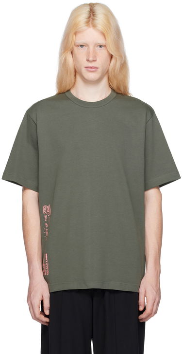 T-shirt Helmut Lang Space Graphic T-Shirt Grön | N09HM521, 0