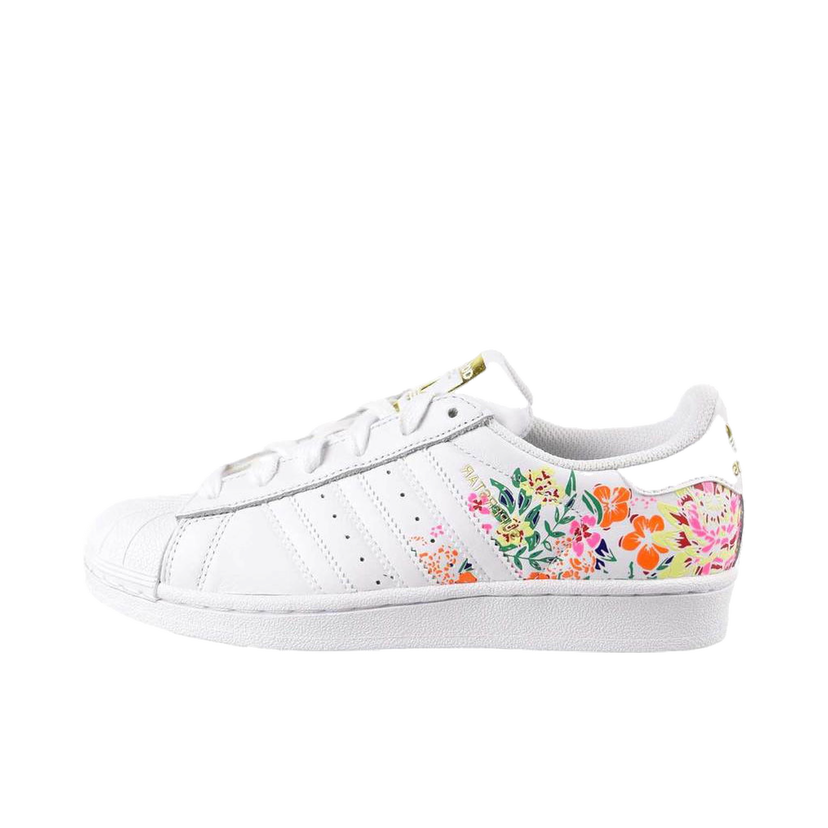 Sneakers och skor adidas Originals Superstar Floral Gold Metallic W Vit | DB3495