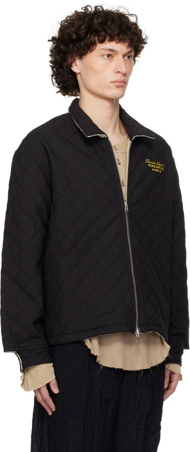 Bomberjacka Bode Bode Bloomstein Quilted Reversible Jacket Svart | MRS25JA028, 1
