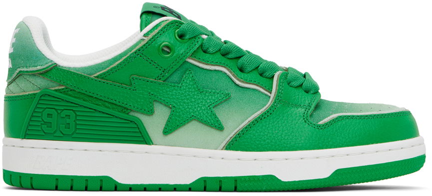 Sneakers och skor BAPE BAPE Green Sk8 Sta #4 Sneakers Grön | 001FWJ801058I, 0