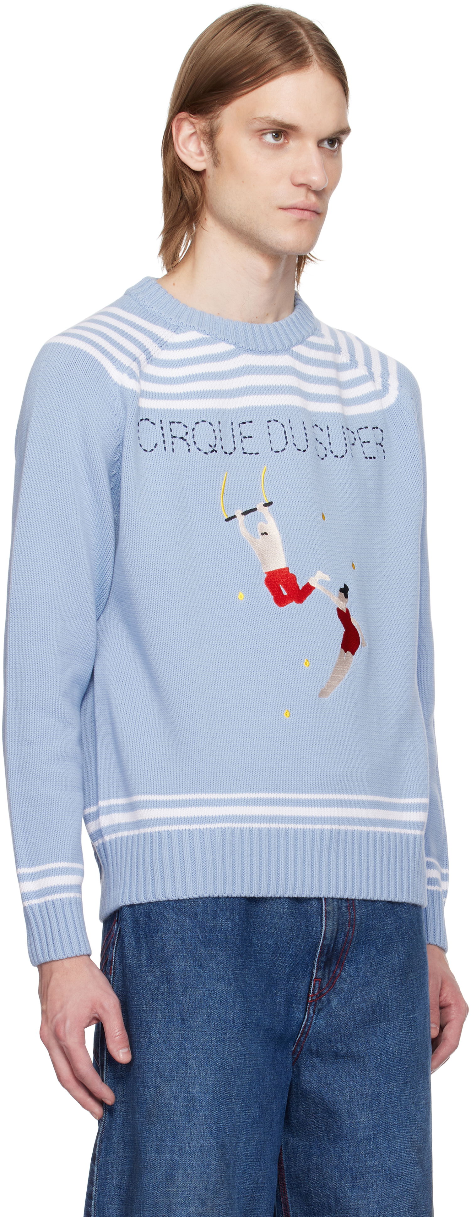 Sweater KidSuper KidSuper Cirque du Soleil Edition 'Cirque' Sweater Blå | SS25-SW-11, 1