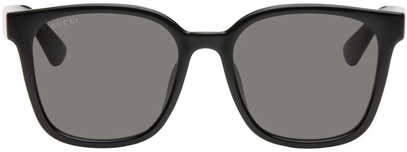 Solglasögon Gucci Black Square Sunglasses Svart | GG1346SK-001