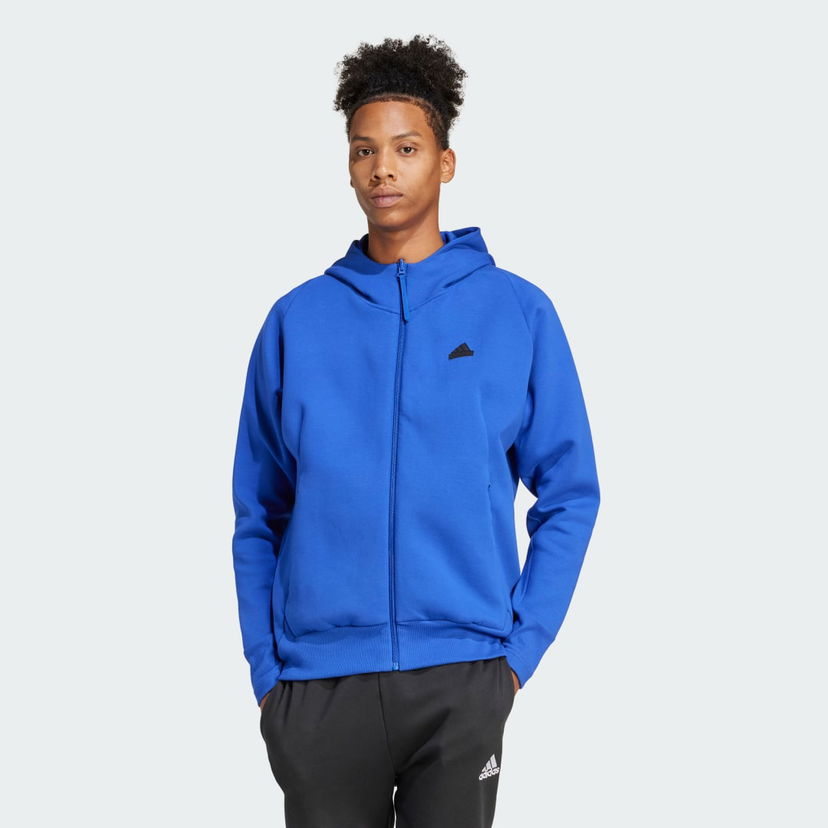Sweatshirt adidas Performance Sportswear Z.N.E. Premium Full-Zip Hooded Jacket Mörkblå | IR5228