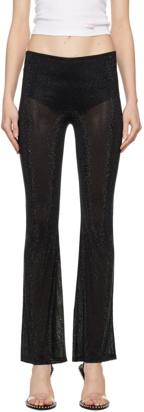 Byxor Alexander Wang Boot-Leg Trousers Svart | 1KC1244032