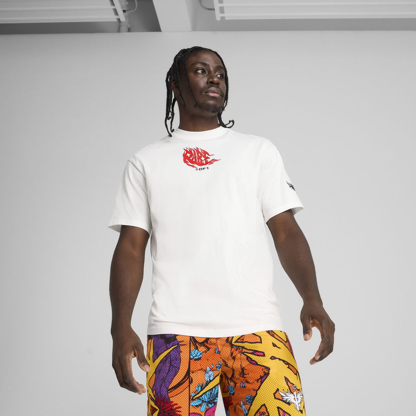 T-shirt Puma Melo Phoenix Basketball T-Shirt Vit | 630688_01