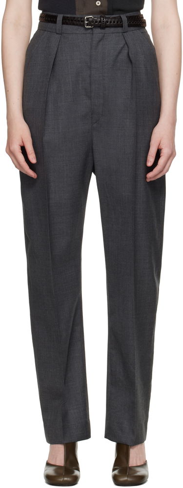 Byxor LEMAIRE Lemaire Dropped Crotch Soft Trousers Grå | PA1183 LF1386, 0