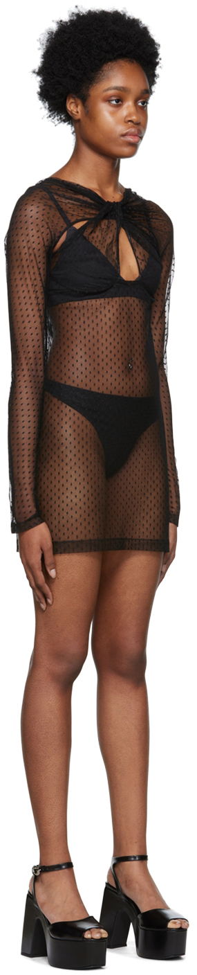 Klä Coperni Twisted Tulle Minidress Svart | COPJS18005, 1