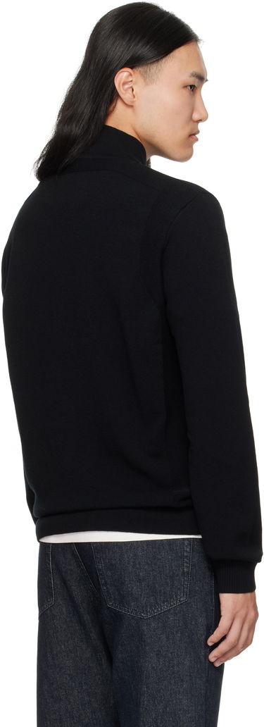 Sweatshirt Stone Island Stone Island Stretch RWS Wool Zip-Up Sweatshirt Svart | K2S15 5100062 S00A1, 2