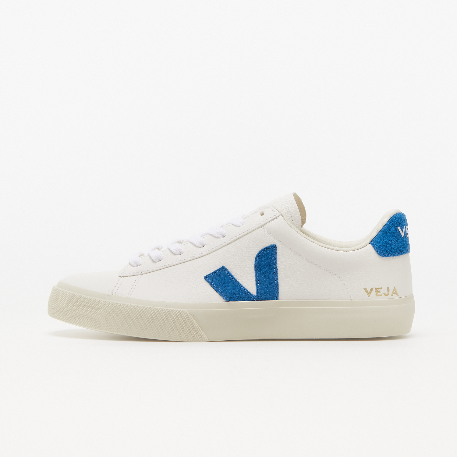 Sneakers och skor Veja Campo Chromefree "White/Swedish Blue" Vit | CP0502818B, 0