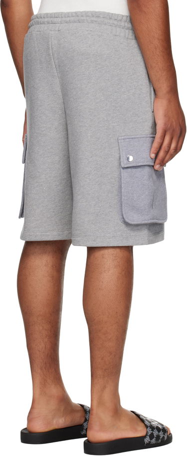 Shorts AMIRI AMIRI Stencil Cargo Shorts Grå | AMJYSH1045, 2