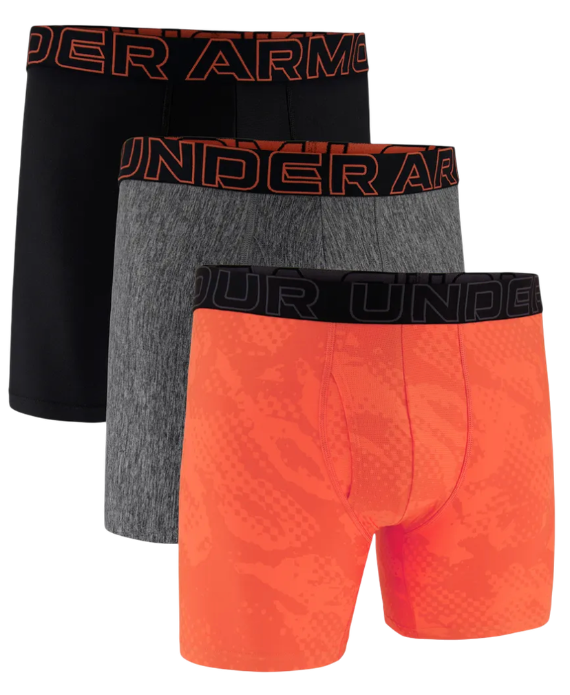 Boxare Under Armour Under Armour UA Perf Tech Nov 6in Boxerjock 3-Pack Svart | 1383879-847