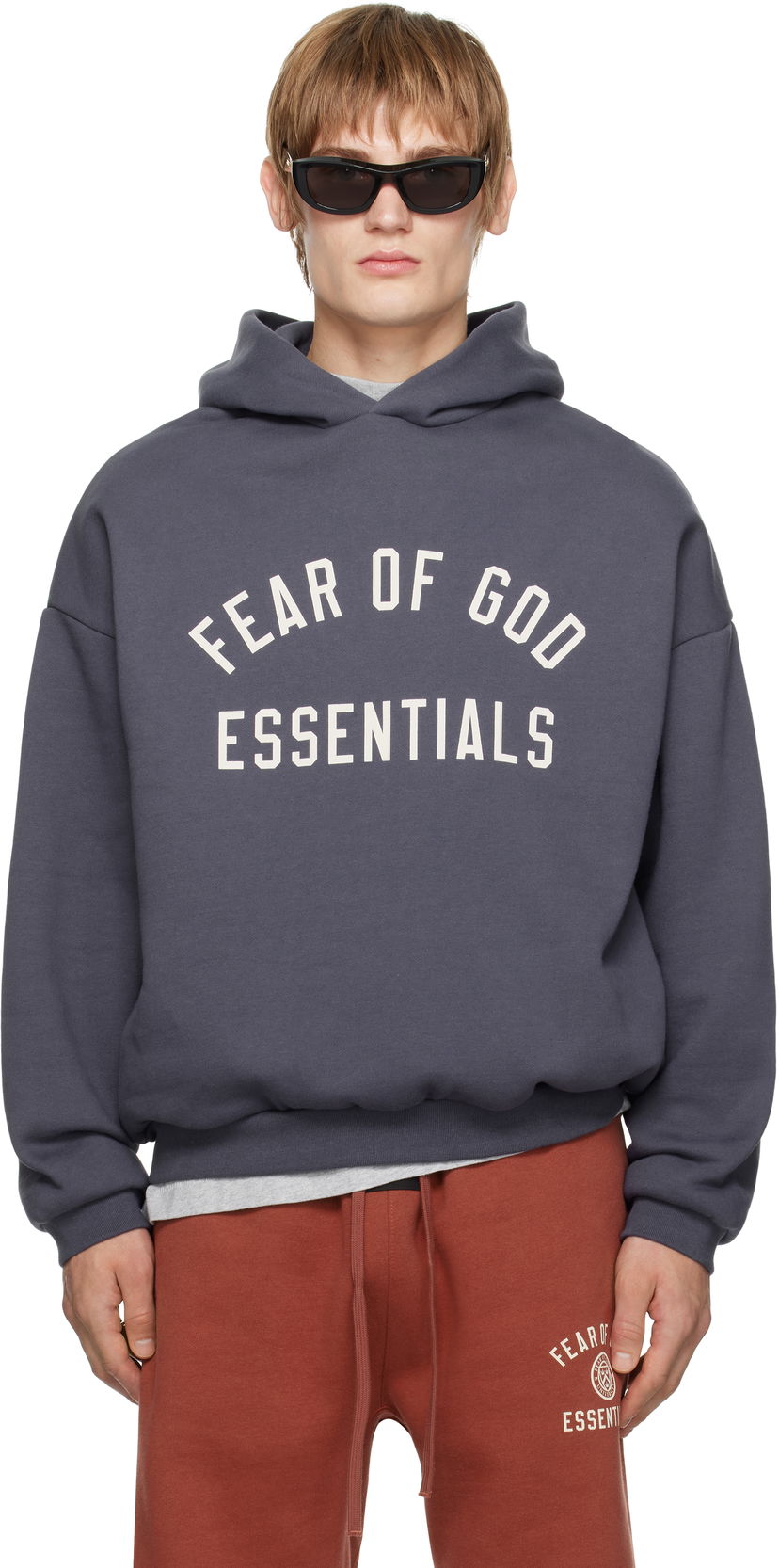 Sweatshirt Fear of God Fear of God ESSENTIALS Fleece Hoodie Grå | 192HO246254F