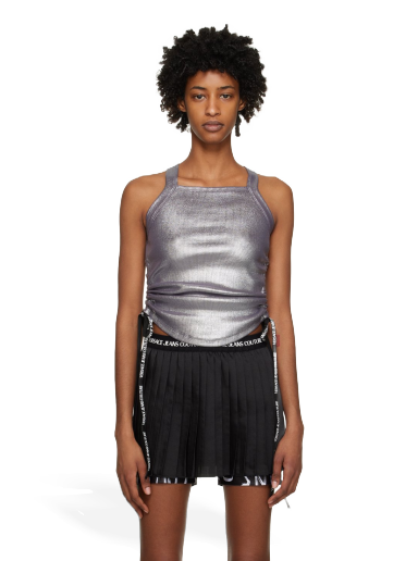 Linne Versace Jeans Couture Ruched Tank Top Grå | E74HAM605EJ0061