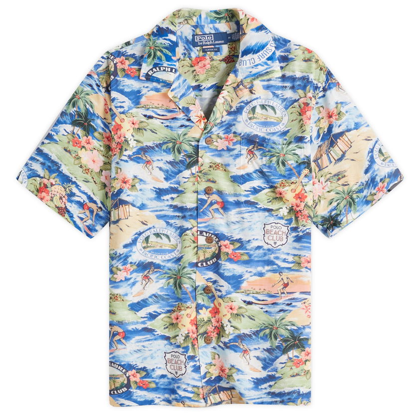 Skjorta Polo by Ralph Lauren Ralph Lauren Surf Club Vacation Shirt Flerfärgad | 710964795001