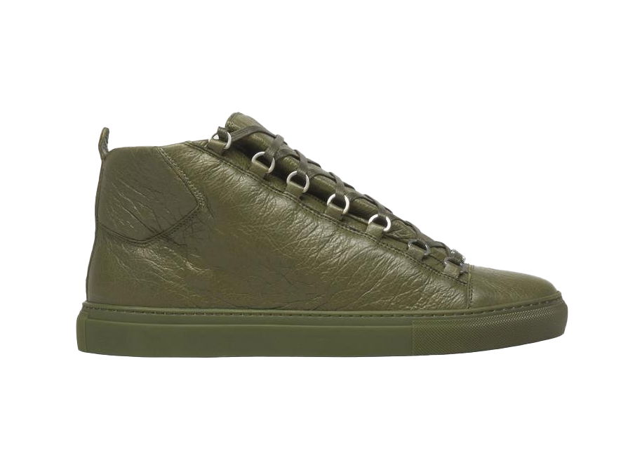 Sneakers och skor Balenciaga Arena "High Olive" Grön | 483497WAY403203, 0