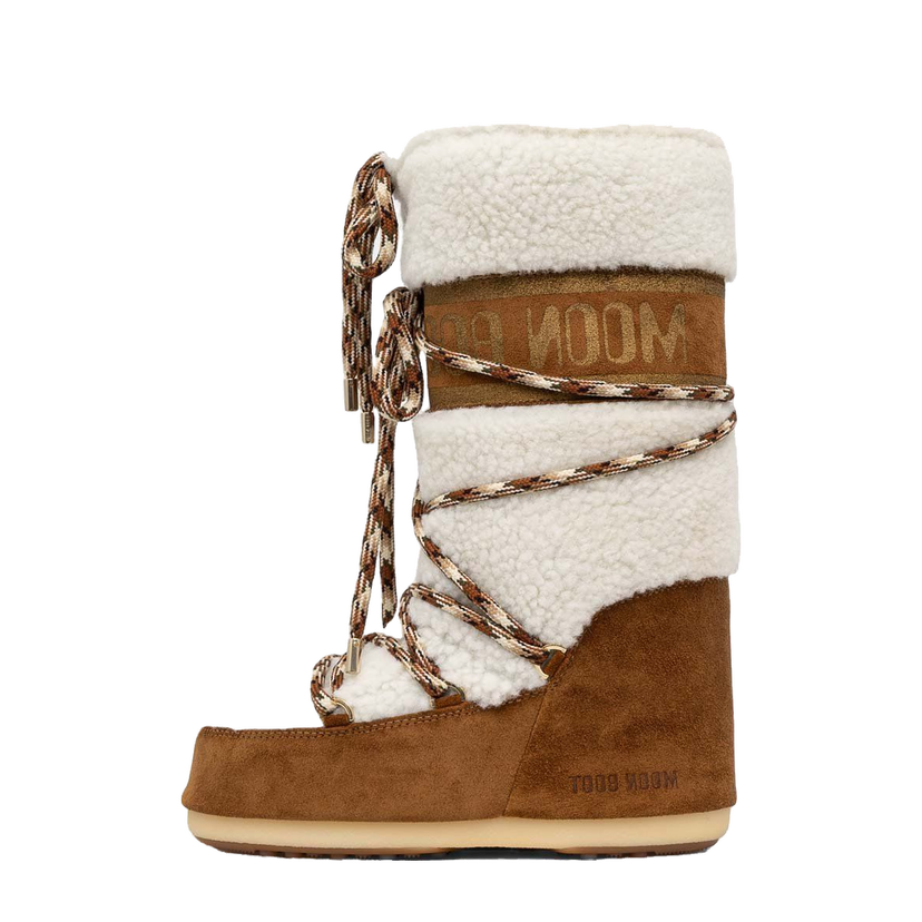 Sneakers och skor Moon Boot Shearling Boots Brun | 80D1402610.MA03