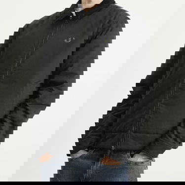 Jacka Fred Perry Cotton Caban Jacket, Size Large Svart | J8535-184, 5