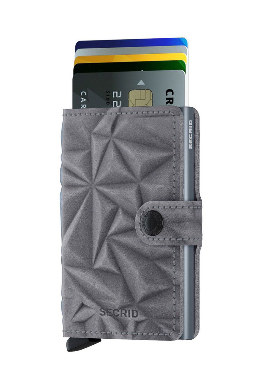 Plånbok Secrid Leather Wallet Grå | MPr.Stone
