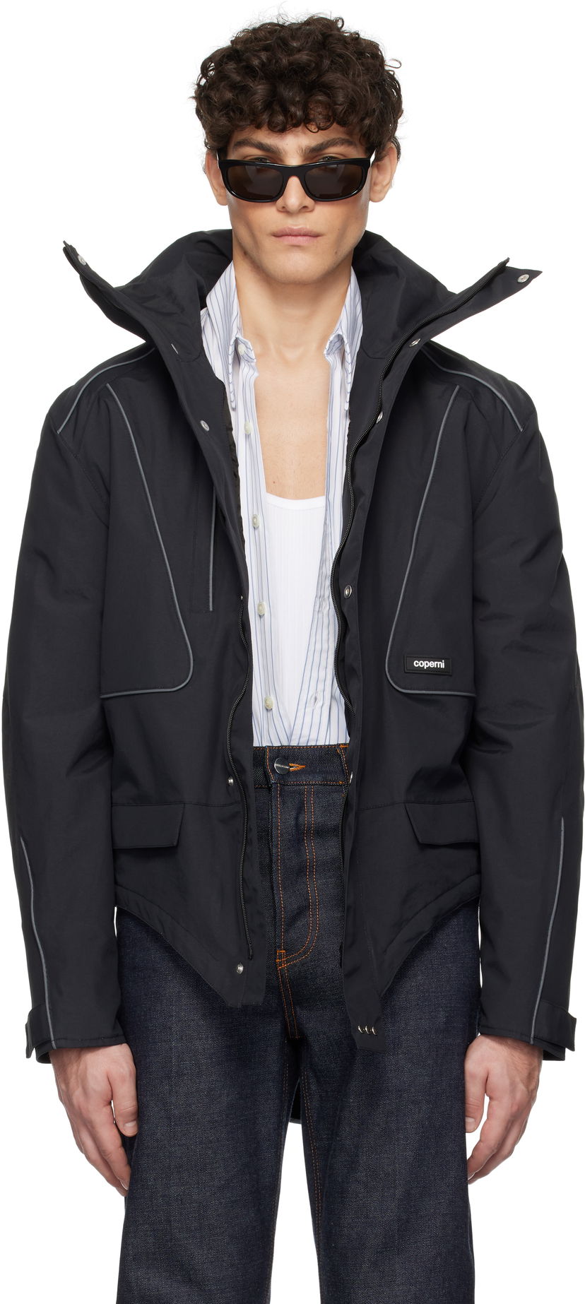 Parkas Coperni Coperni Body Jacket Svart | COPOW24F3010MEN