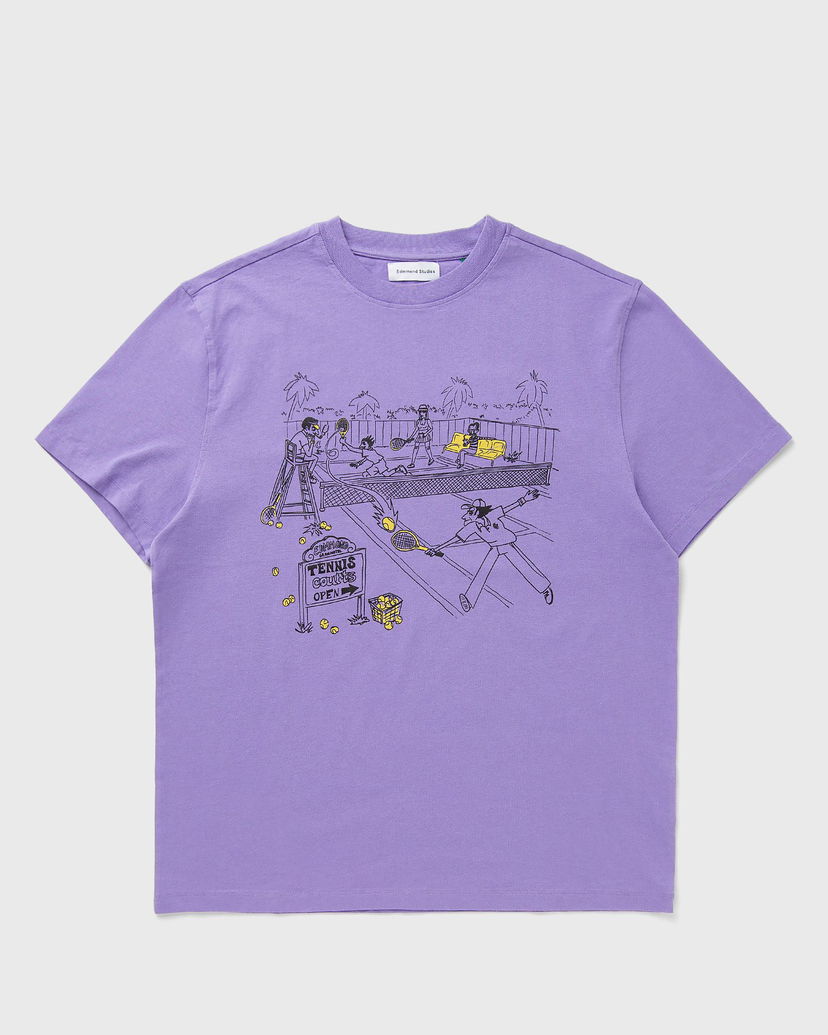 T-shirt Edmmond Studios Edmmond Studios Tennis Courts Graphic T-Shirt Purpur | 125-30-13400
